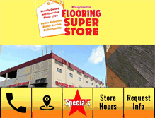 Tablet Screenshot of bougainvilleflooringsuperstore.com